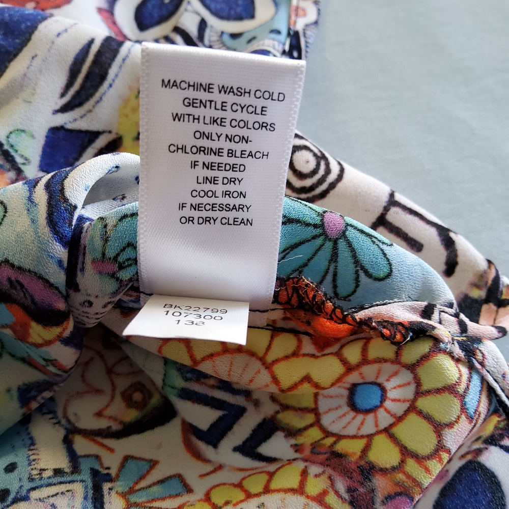 Melissa Paige Multicolor Paisley Blouse - Picture 10 of 10